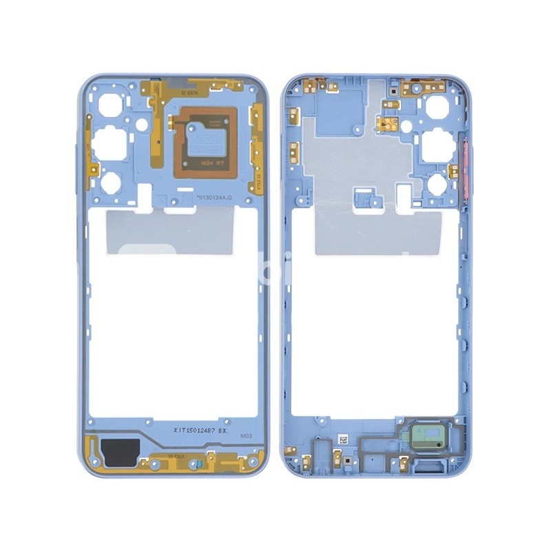Middle Frame + NFC Blue Samsung SM-A256 A25 5G