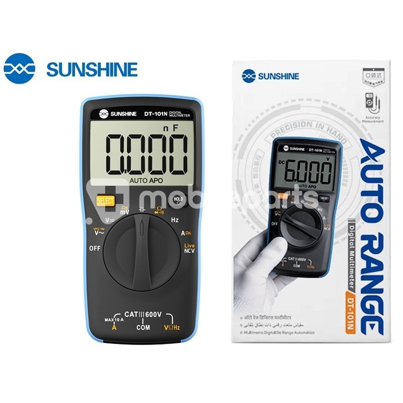 Sunshine DT-101N Pocket-Style Auto-Range Smart Precision Multimeter