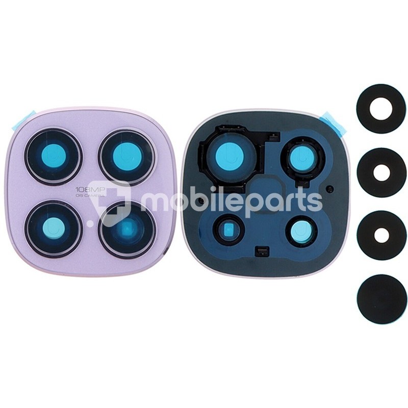 Rear Camera Glass + Frame Mist Purple Xiaomi Redmi Note 15 5G