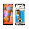 Display Touch + Frame Black Samsung SM-A115 A11 Ori