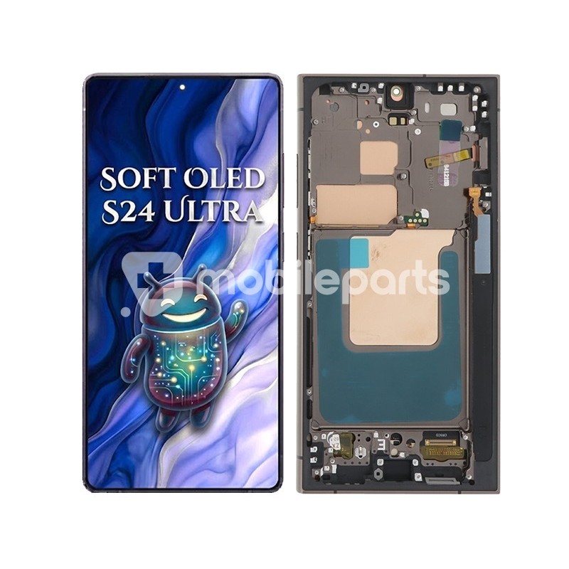 LCD + Frame Black Samsung SM-S928 S24 Ultra 5G (SOFT OLED)