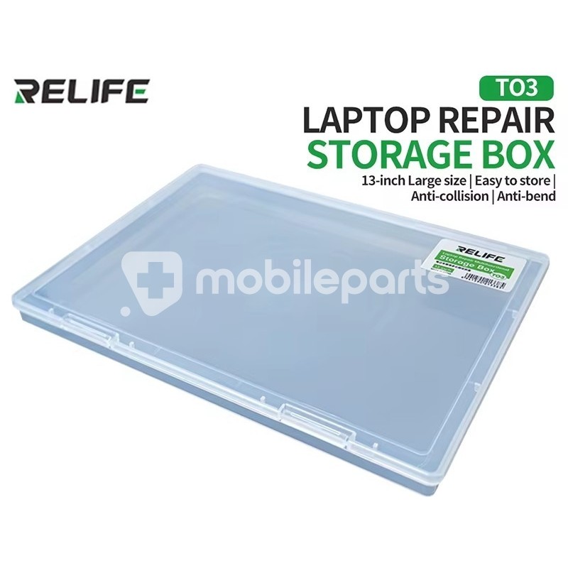 Reife TO3 13-inch Laptop Repair Storage Box Transparent