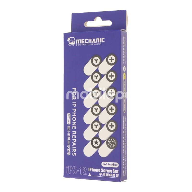 360Pcs/Box Mechanic IPS-12 Replacement Screws Kit