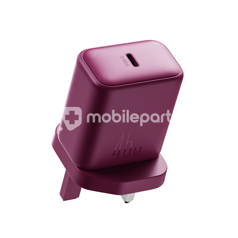 Joyroom JR-TCG13 45W GaN USB-C Charger -Dark Cherry (UK)