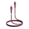 Joyrrom AC40 Fast Charging Cable Type-C to Type-C 140W 1m Dark Cherry