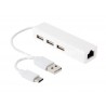 USB-C - Type-C 3.1 to 3 Ports USB HUB + Ethernert Adapter