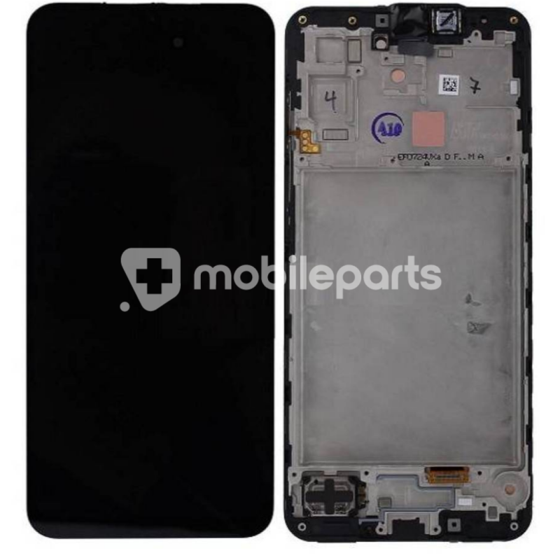 Display Touch Black + Frame Samsung A185 A18 4G (Ori)