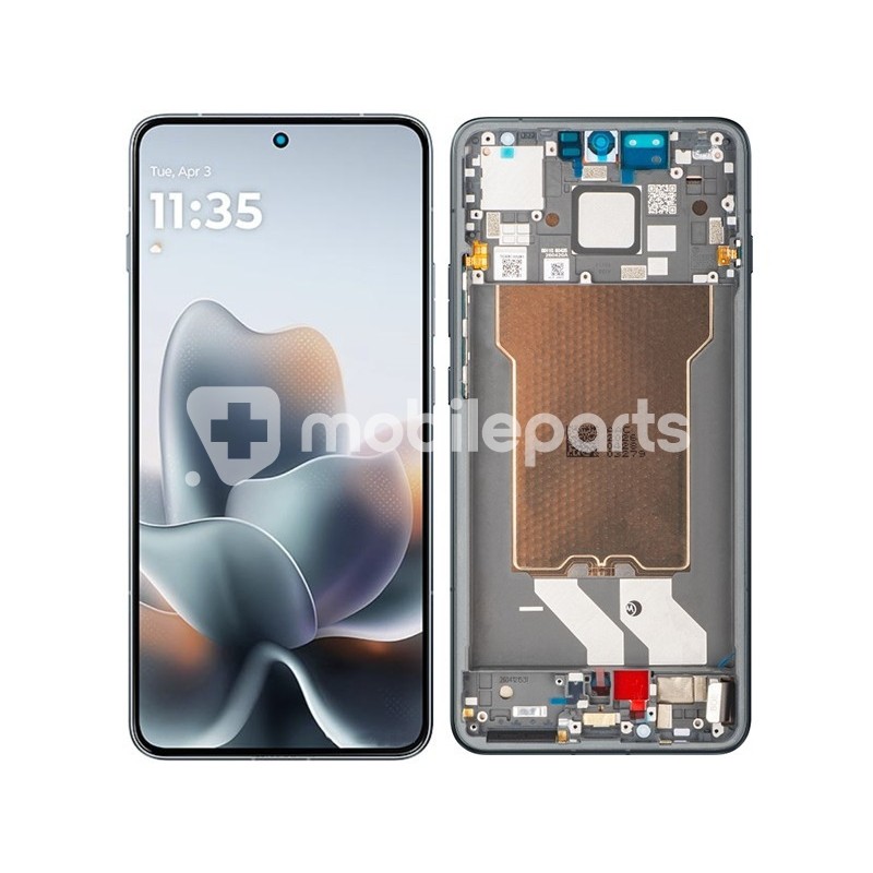 Display Touch + Frame Pantone Dark Shadow Moto Edge 70 Max (Ori)