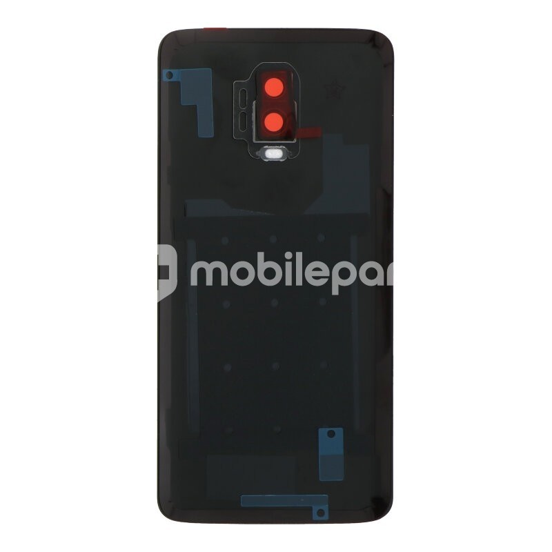 Back Cover Matte Black + Camera Lens Oneplus 6T