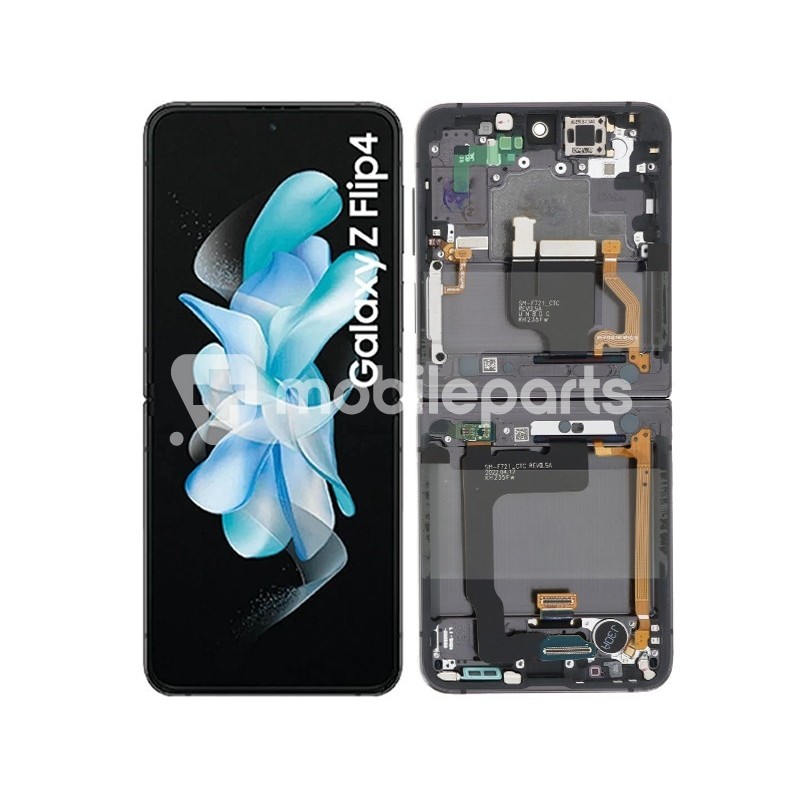 Display Touch + Frame Black Samsung Flip4 F721 (CG)