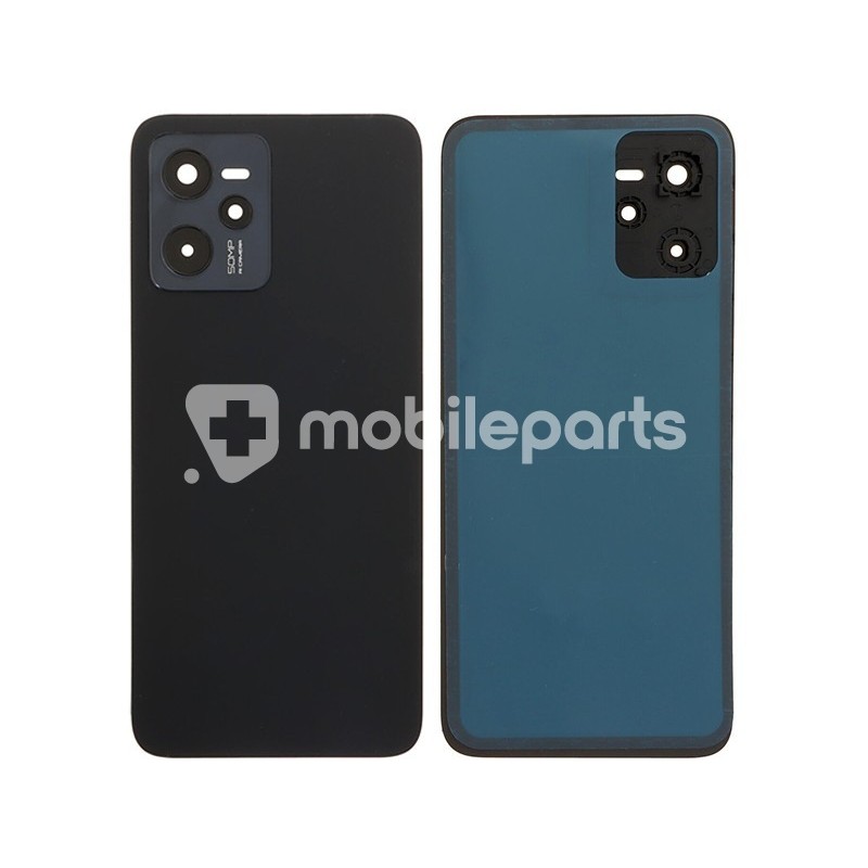Retro Cover Glowing Black Realme C35 (No Logo)