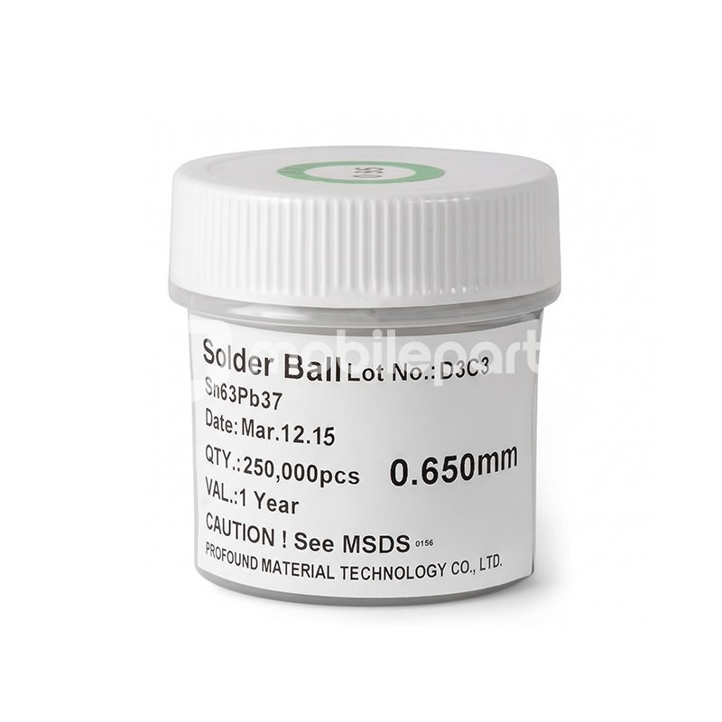 BGA Balls 0.65 mm 250.000 PCS
