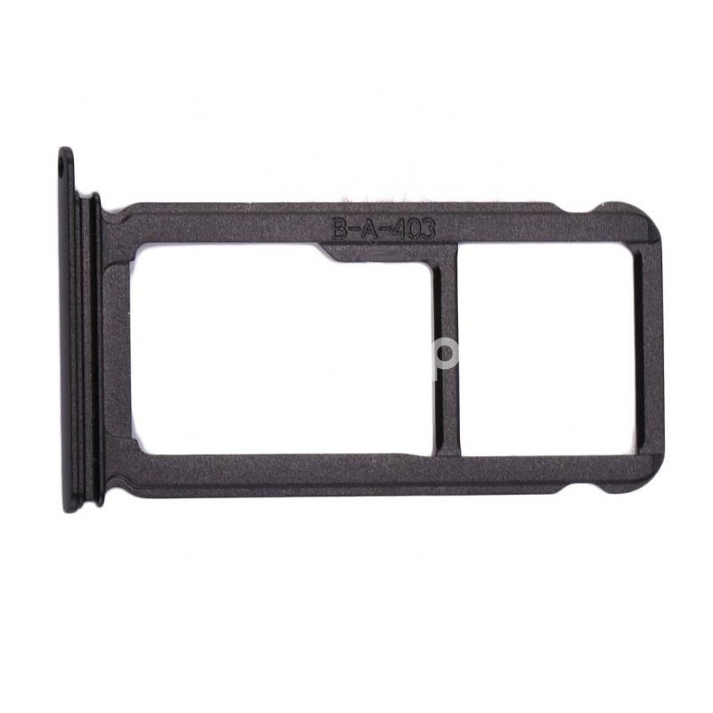 Sim Card + Micro SD Tray Black Huawei P10 Plus