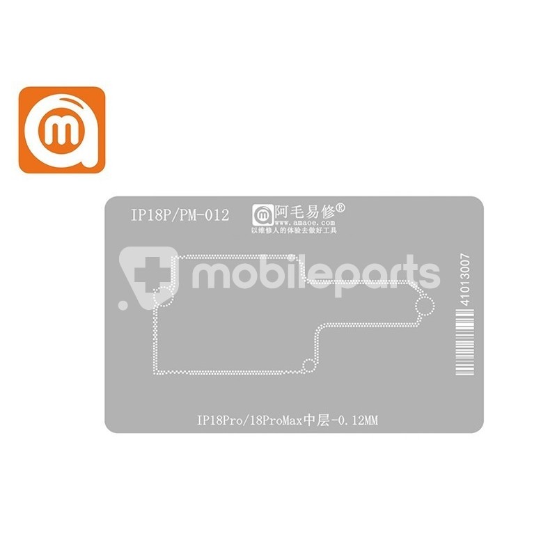 Amaoe 0.12MM Middle Layer BGA Reballing iPhone 18 Pro - 18 Pro Max