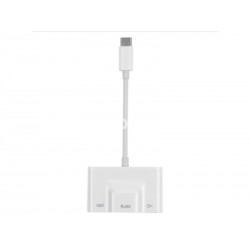 Adapter 3 In 1 USB-C  A  USB - Ethernet - Type-C Power