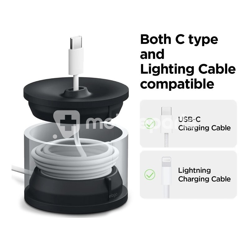 ELAGO Lightning Charging Station Aluminum Black