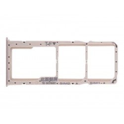 Sim Card + Micro SD Tray Gold Huawei Y9 2018