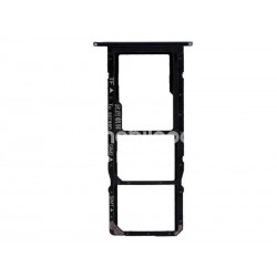 Sim Card + Micro SD Tray Black Huawei Y6 2018