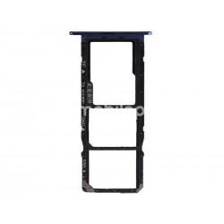 Sim Card + Micro SD Tray Blue Huawei Y6 2018