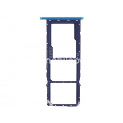 Sim Card + Micro SD Tray Blue Huawei Y7 2019