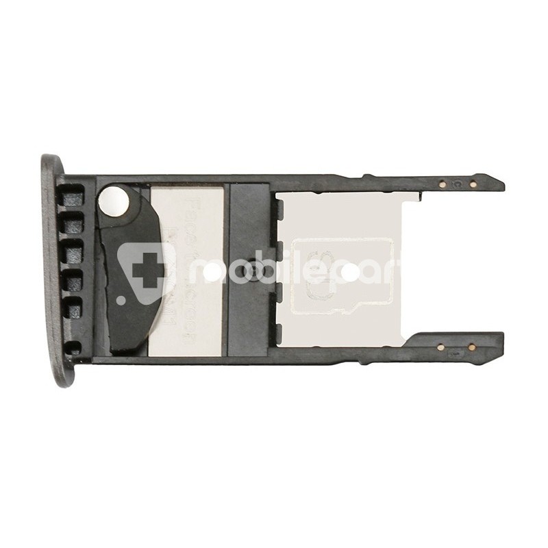Sim Card + Micro SD Tray Black Moto G5 Plus (XT-1684)
